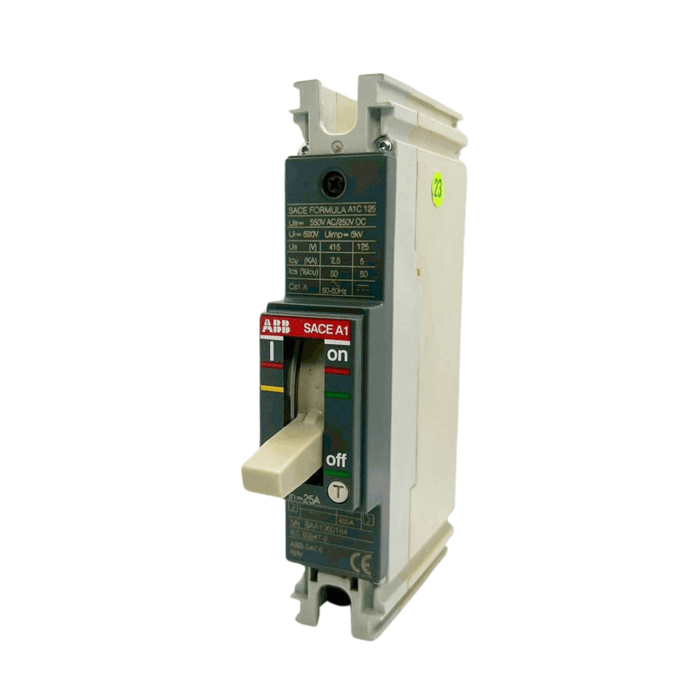 โมลเคสเซอร์กิตเบรกเกอร์ 20 แอมป์ 1 โพล (25KA) ABB MCCB A1N 125 TMF